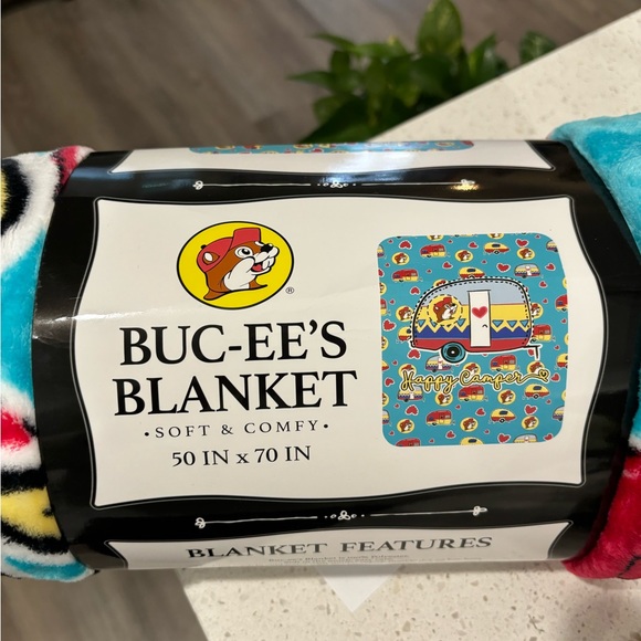 Bucees Happy Camper Blanket - Picture 3 of 4